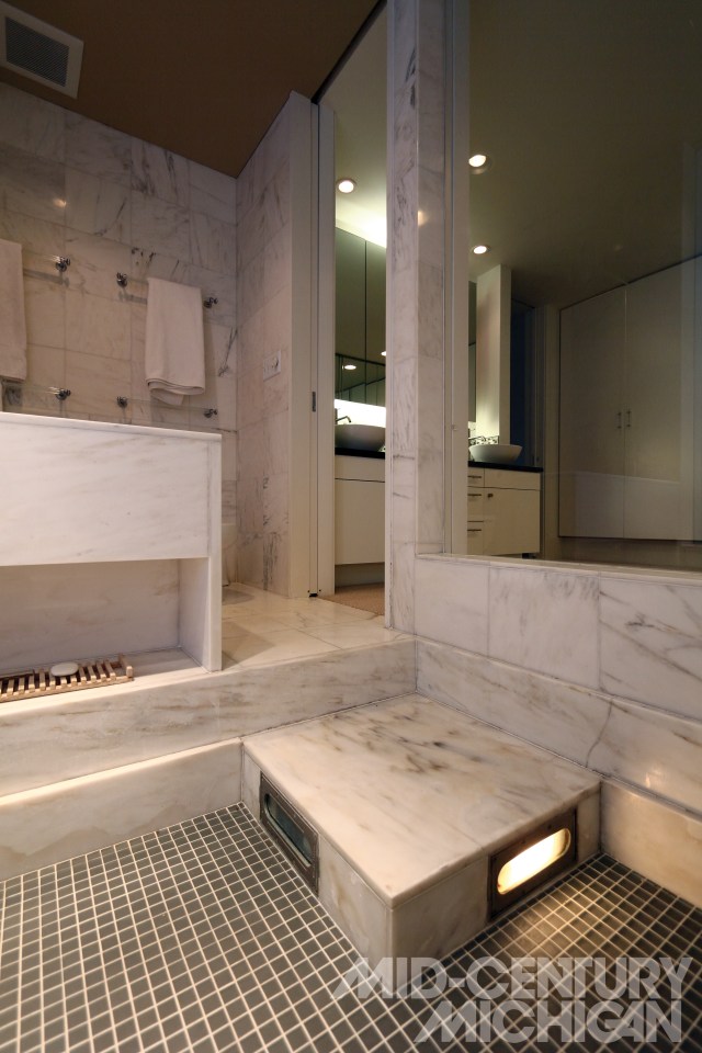 Gunnar Birkerts - Freeman House - Master Bathroom Shower 02